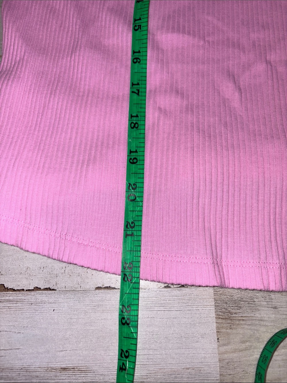 Old Navy Pink Ribbed Cropped Tank Top Plus Size 4X - Picture 7 of 11